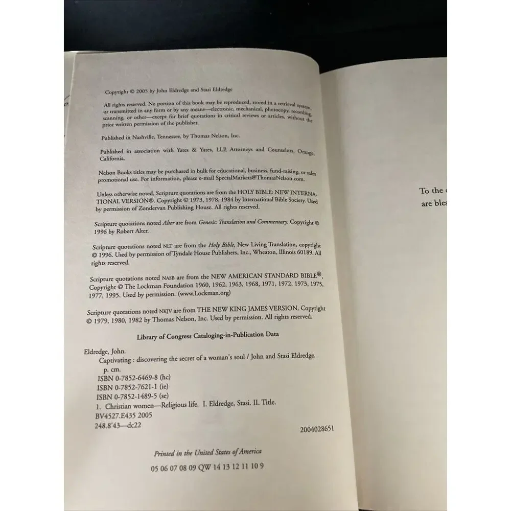 Book writings margins